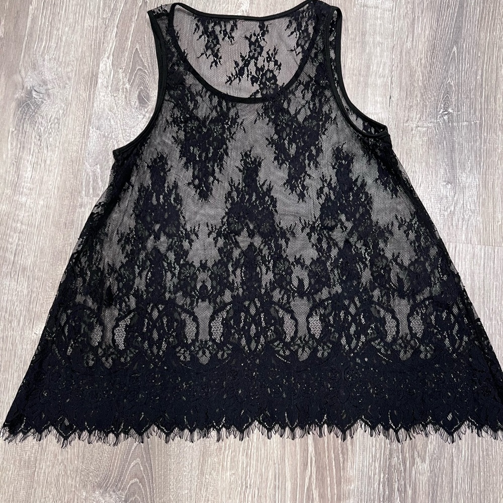 Camisole, Black Lace